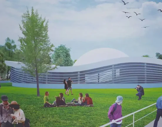 An artist's impression of Malaga's planetarium project SUR