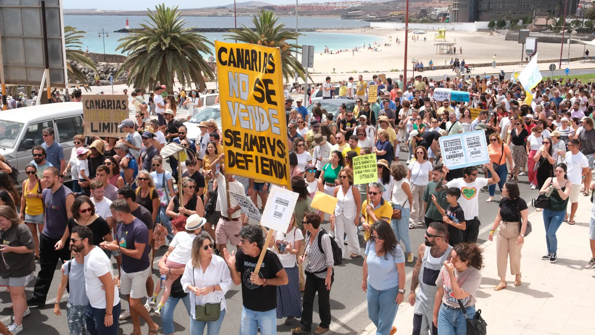 Kanaaride protest turismi vastu